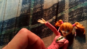 制服フィギュアでオナニー大量ぶっかけ【フレッシュプリキュア 桃園ラブ(キュアピーチ)】