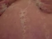 Soaping  my breasts - Screenshot 13 of 16 - Showering