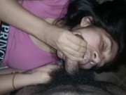 Mi novio latino me despierta para chupar su dura y gruesa verga y comerme su leche 15/16