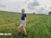 Out on the Farm Outdoor BANG with Bubble Butt Bambi Bluu 1/16