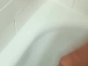 Masturbating in the bathtub pt.3
