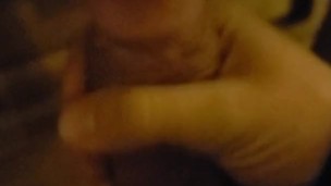Husband jacking off while wife's asleep