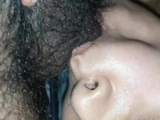 Quarantine - my latina girlfriend sucks my testicles, jerks off my big cock and i squee 15/16