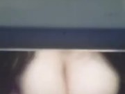 Playing with my big oiled tits 2/16