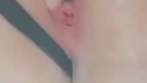 fingering my pretty pink pussy 