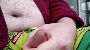Risky Public Jerk On My Balcony In Winter (Part 2 - Cumshot)
