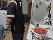 I'm canning tomato juice for the winter. 4/16