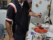 I'm canning tomato juice for the winter.