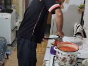 I'm canning tomato juice for the winter. 9/16