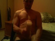 Sitting on chair watching porn fucking a felsh light till I ejaculate 11/16