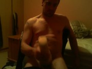 Sitting on chair watching porn fucking a felsh light till I ejaculate 3/16