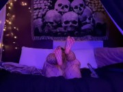 BigTittyGothEgg jiggling and playing with my wet pussy 6/16