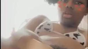 Playing with my dildo 