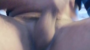 Big cumshot solo jerk off while no one sees 