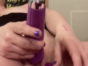 Close up squirting LauraSquirts pussy Broke that toy 10/16