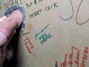 Peeing Slut Discovers Secret Jamie Stone Glory Hole 3/16