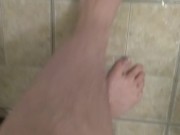 Dirty Talking Camgirl Slut TRIES to Pee into Toliet Standing Up & FAILS! Pissy Mess Bathroom Floor!! 14/16