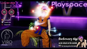 SUPER BABE VEX RUBY CUMMING FOR YOU IN GOKU COSPLAY - Part 2!
