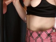 Gloryhole Big Cock Handjob Cum On Tits 10/16