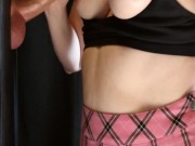 Gloryhole Big Cock Handjob Cum On Tits 12/16