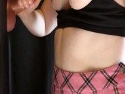 Gloryhole Big Cock Handjob Cum On Tits 13/16