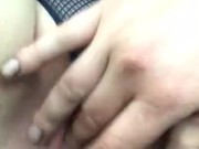 Fingerbang while driving 