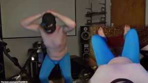 Full Shaved Day 01-2 MULTICAM: long underpants, swimsuit, lingerie posing shaved body moobs POV