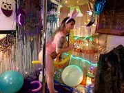 Looner Balloon Party! PT.1 100+Balloons B2p,Hump,Suck, Fucked&Pussy Stuffed Balloon/Inflatabe fetish 1/16