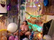 Looner Balloon Party! PT.1 100+Balloons B2p,Hump,Suck, Fucked&Pussy Stuffed Balloon/Inflatabe fetish 9/16