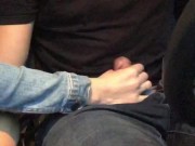 UBER driver was Fingering me and i gave him a Hot Blowjob and ate his Cum 10/16