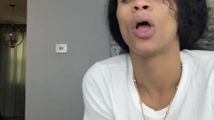 Alicia’s Loves to smell drinks on her upper lip