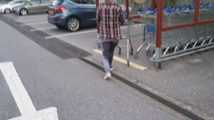 ⭐Public wetting - purposely peeing my jeans in supermarket car park! ;)