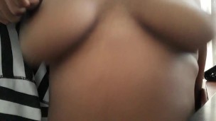 Left Teeth Marks on my Big Tits