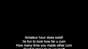 Amateur Hour Gone Wrong (Straight Masturbation)