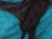 Omega13x cums all over his ex's panties