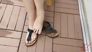 Teasing you with my cute feet. Join summer in my shoes – Leyla Lovegood