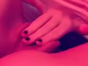 Fingering myself while thinking about you