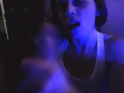 After our private party, I suck my cock until it explodes in load (2nd Part) 12/16