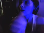 After our private party, I suck my cock until it explodes in load (2nd Part) 16/16