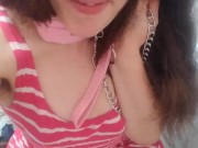 Hold my BDSM Collar Leash While I Pee! Pissing Toilet Slutty HAIRY Horny PAWG Camgirl Needs Our Help 5/16