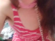 Hold my BDSM Collar Leash While I Pee! Pissing Toilet Slutty HAIRY Horny PAWG Camgirl Needs Our Help 8/16