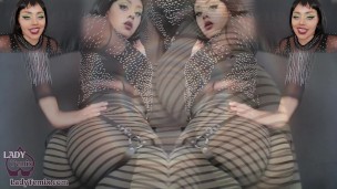 Send and Stroke Mesmerizing Domme rips leggings