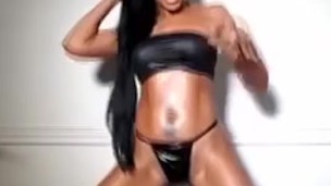 D’Angel [Jamaican Artist] whine up her pussy 