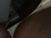 Fat Ebony Pussy Riding Big Black Dildo 5/16