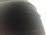 Blonde Carlycurvy shows her curves in a short black dress!  1/16