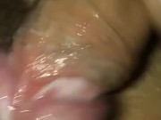 Solo male masturbation with moisturiser