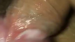 Solo male masturbation with moisturiser