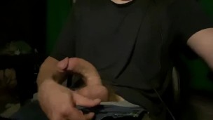 Masterbating in gaming chair