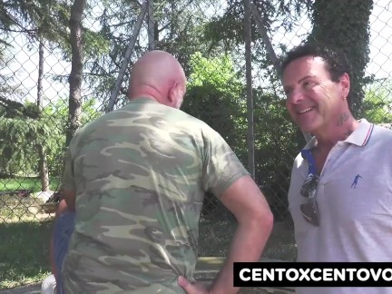 Doppia penetrazione per cicciottella di Brescia da un nero in orgia CXC