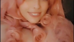 Silly girl plays for daddy